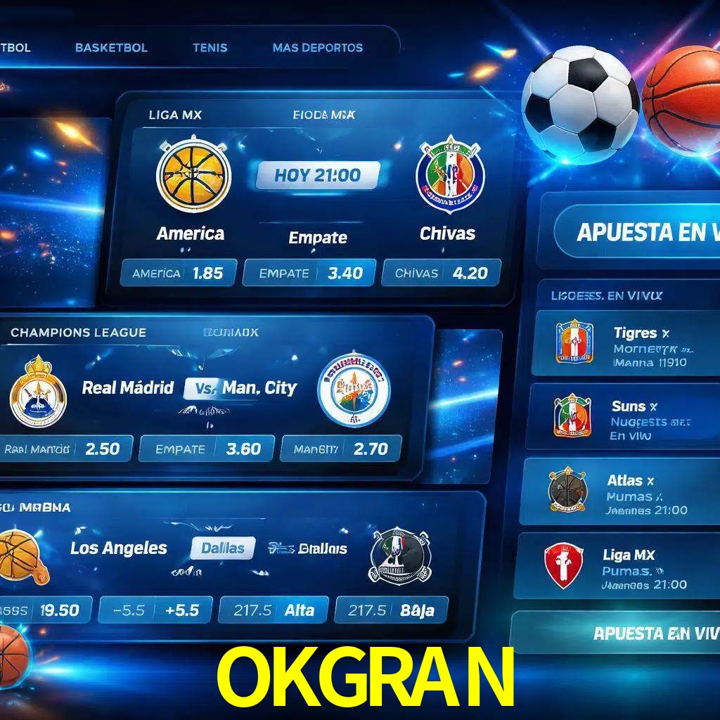 Mercados de apuestas deportivas OKGRAN para jugadores en México
