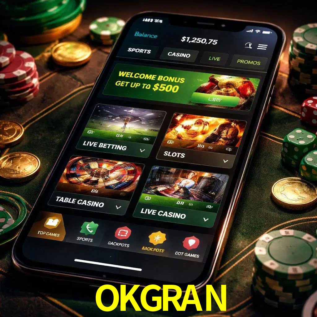 Diseño de juegos móviles OKGRAN para usuarios en México